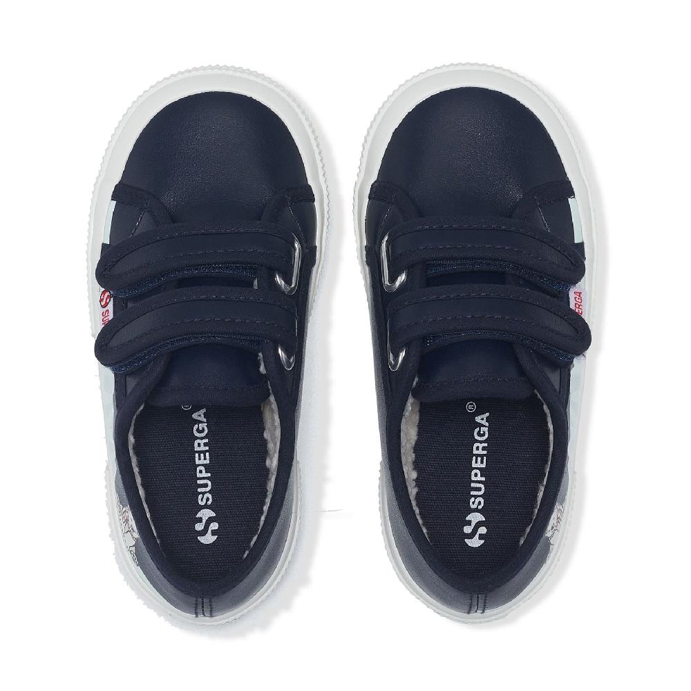 Superga 2750 KIDS STRAPS VEGAN MATERIAL POLAR BEARBLUE NAVY-POLAR BEAR Hotsell