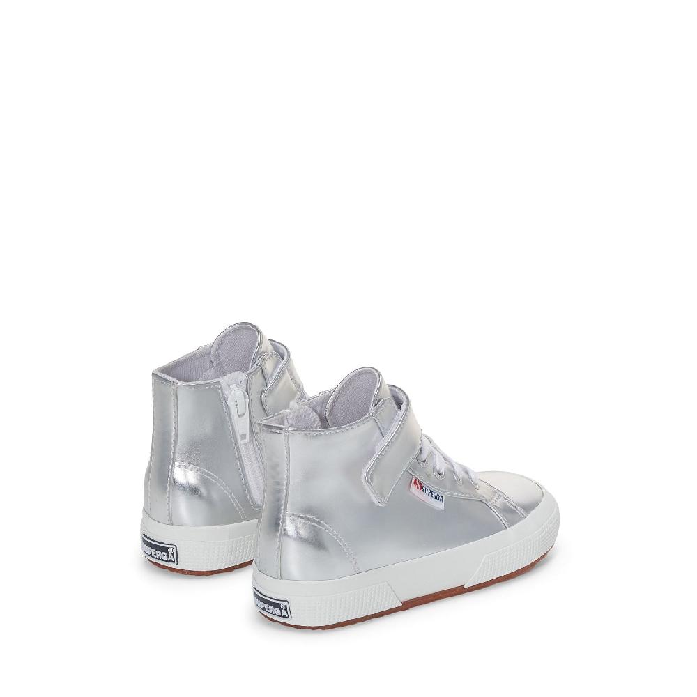 Superga 2709 KIDS MIRROR SYNTHETIC MATERIALSILVER Vendita Economica