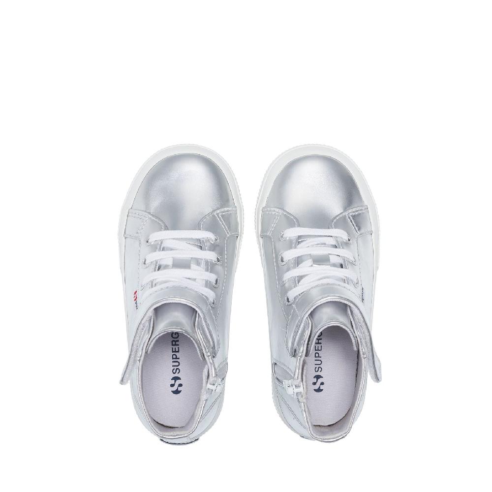 Superga 2709 KIDS MIRROR SYNTHETIC MATERIALSILVER Vendita Economica