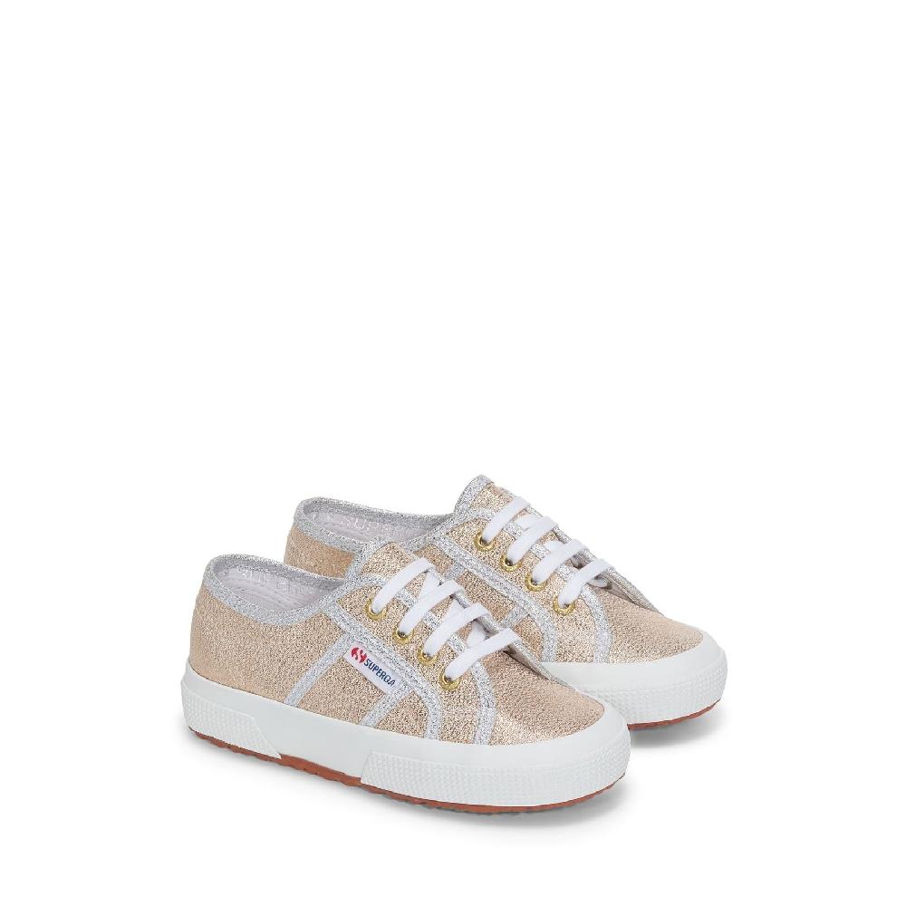 Superga 2750-LAMEJGOLD-GREY SILVER Saldi Di Fabbrica