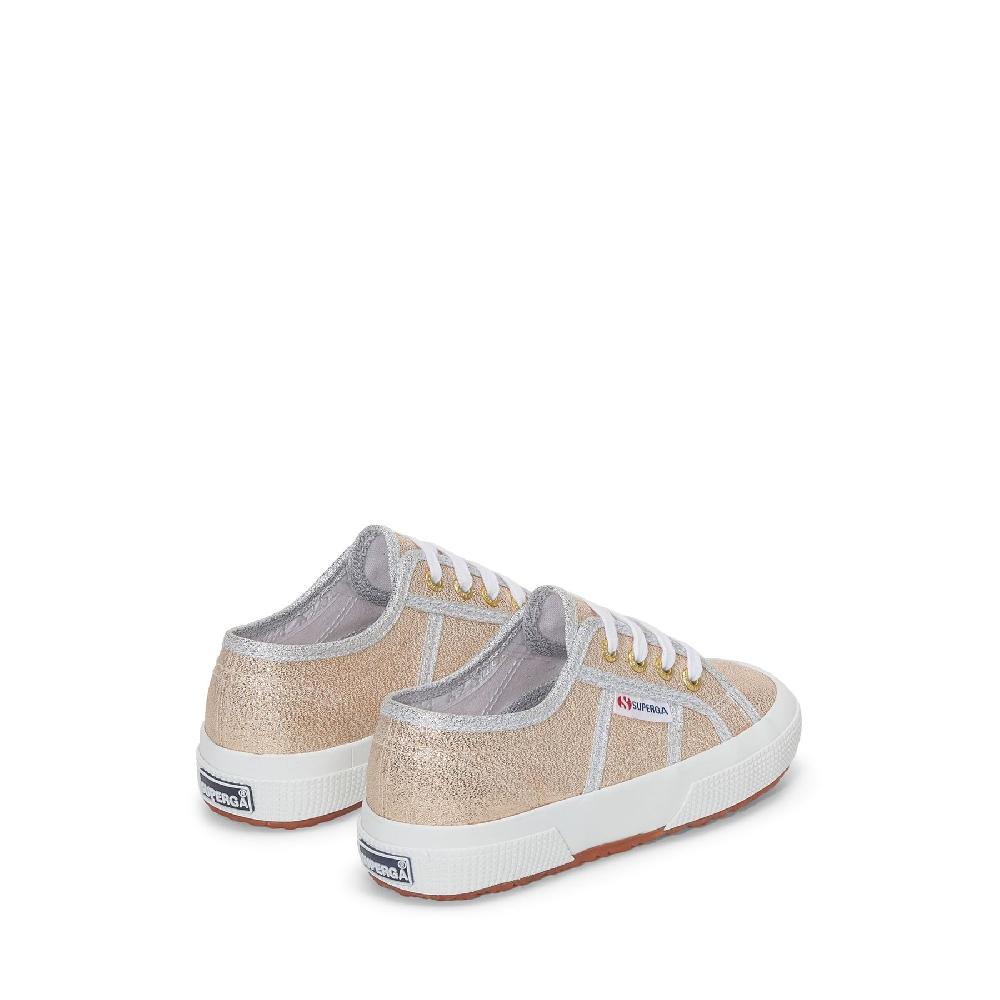 Superga 2750-LAMEJGOLD-GREY SILVER Saldi Di Fabbrica