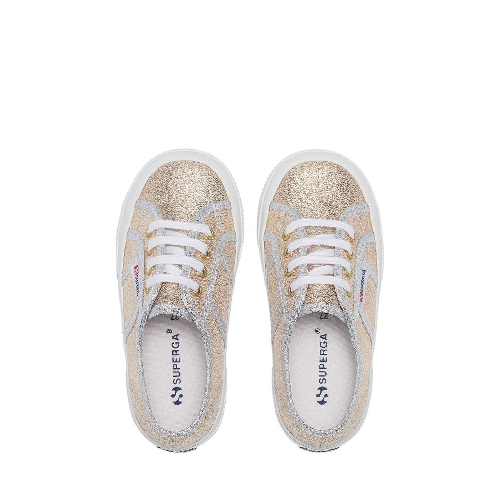 Superga 2750-LAMEJGOLD-GREY SILVER Saldi Di Fabbrica