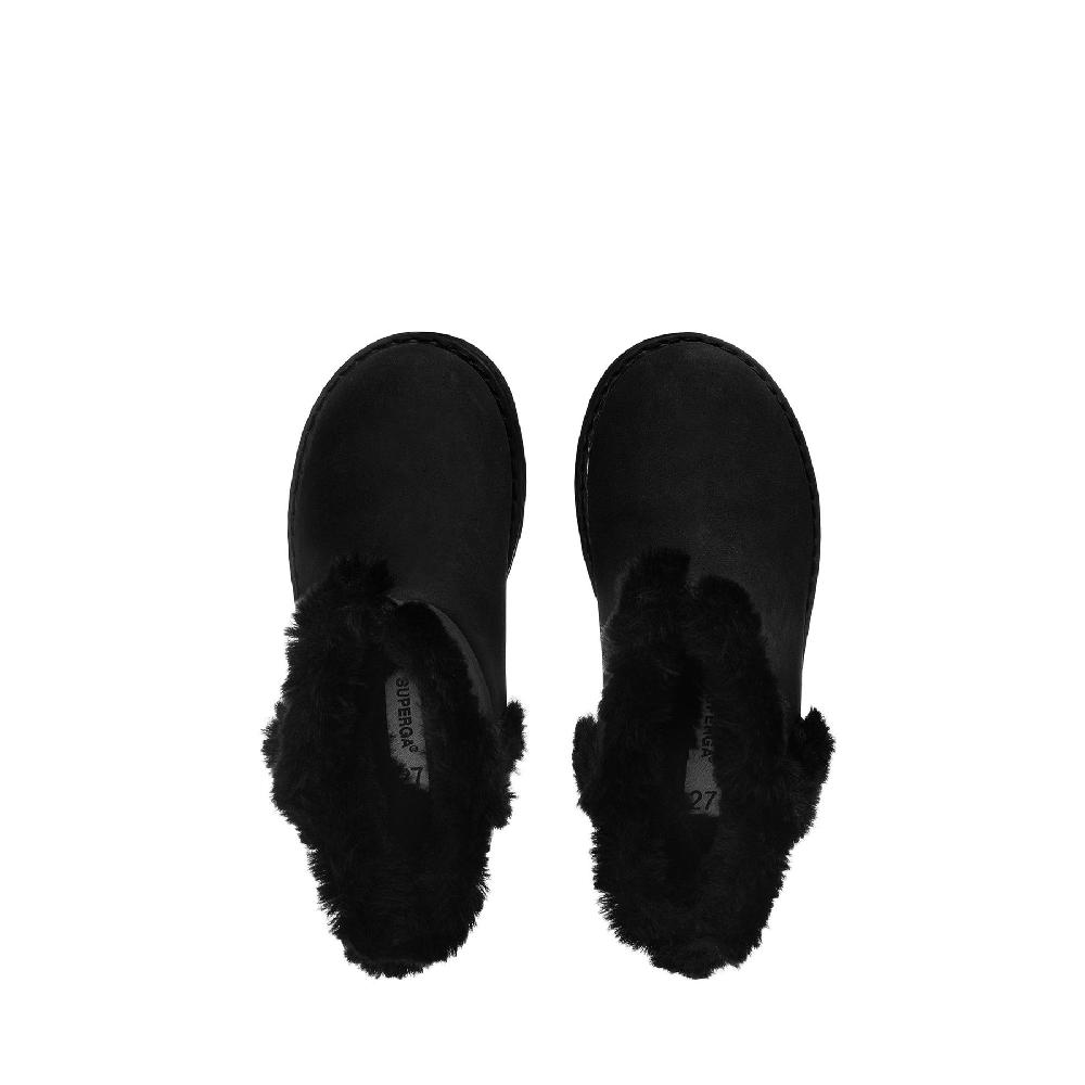 Superga 4033 KIDS SYNTHETIC MATERIALTOTAL BLACK Fino al 60% di sconto