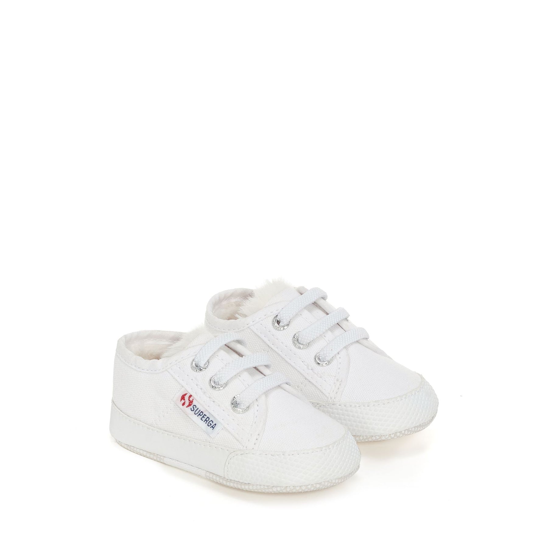 Superga 4006 BABY ECOFURWHITE Consegna Veloce
