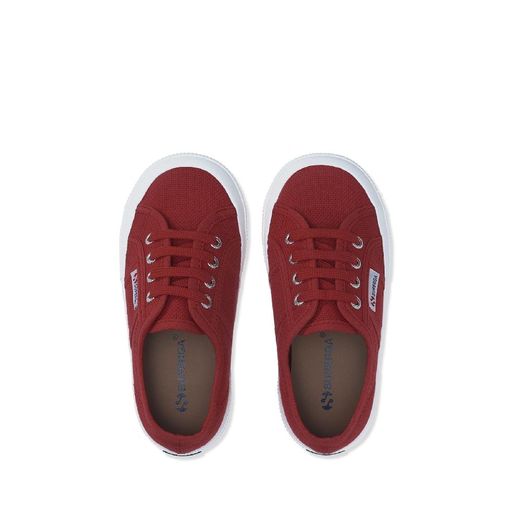 Superga 2750-JCOT CLASSICRED-WHITE Sconto