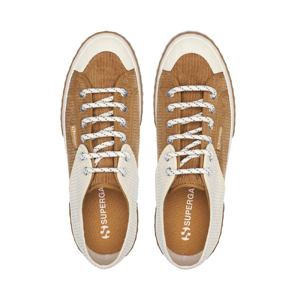 Superga 2630 PANELS CORDUROYDUON-WHITE AVORO Novità