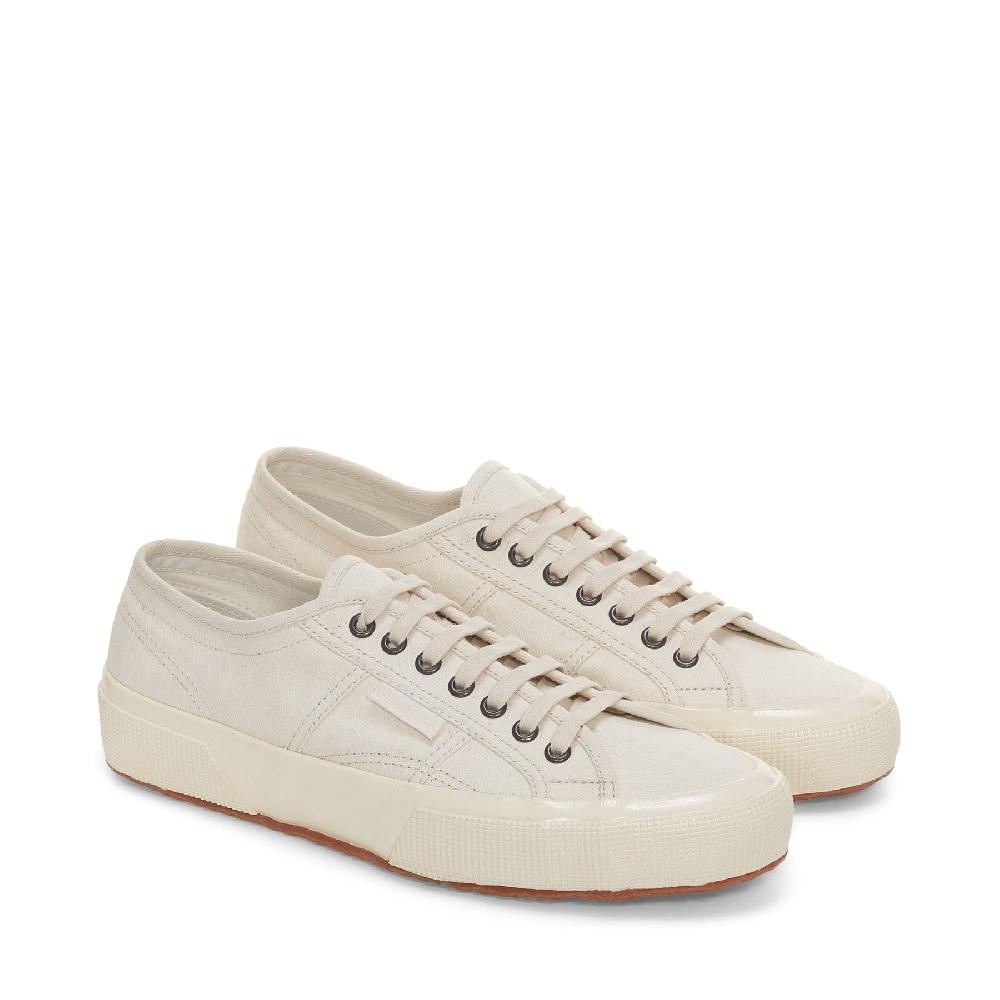 Superga 2750 OG HERRINGBONEBEIGE RAW-OFF WHITE Offerta