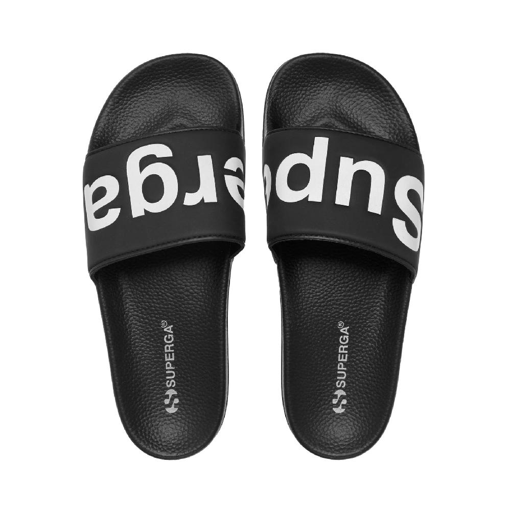 Superga 1908 SLIDES POLYSOFTBLACK-WHITE Offerte