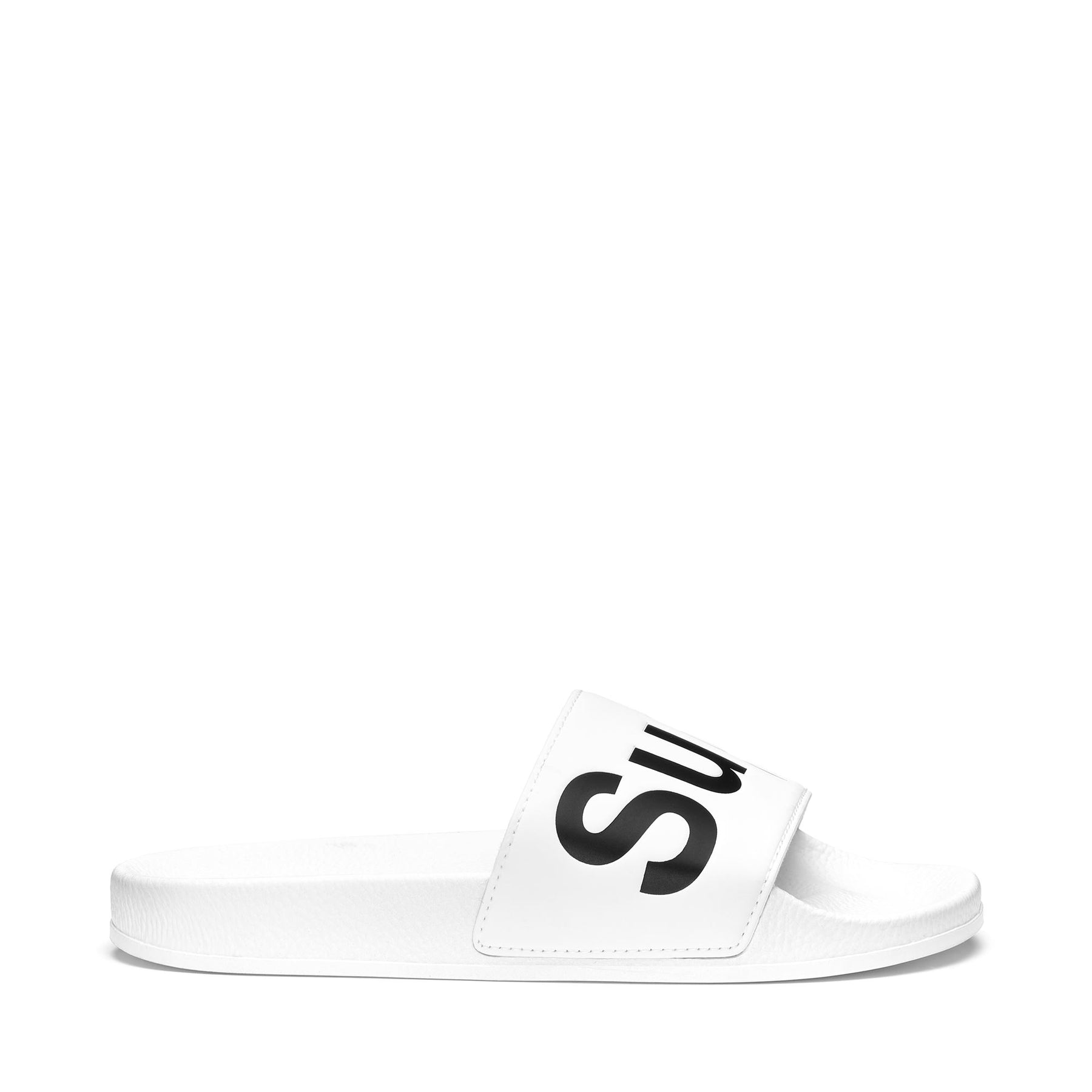 Superga 1908 SLIDES POLYSOFTWHITE-BLACK Nuova
