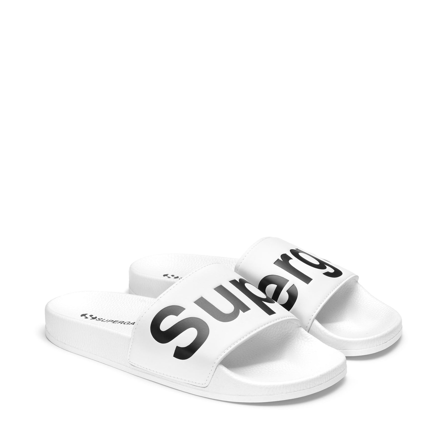 Superga 1908 SLIDES POLYSOFTWHITE-BLACK Nuova