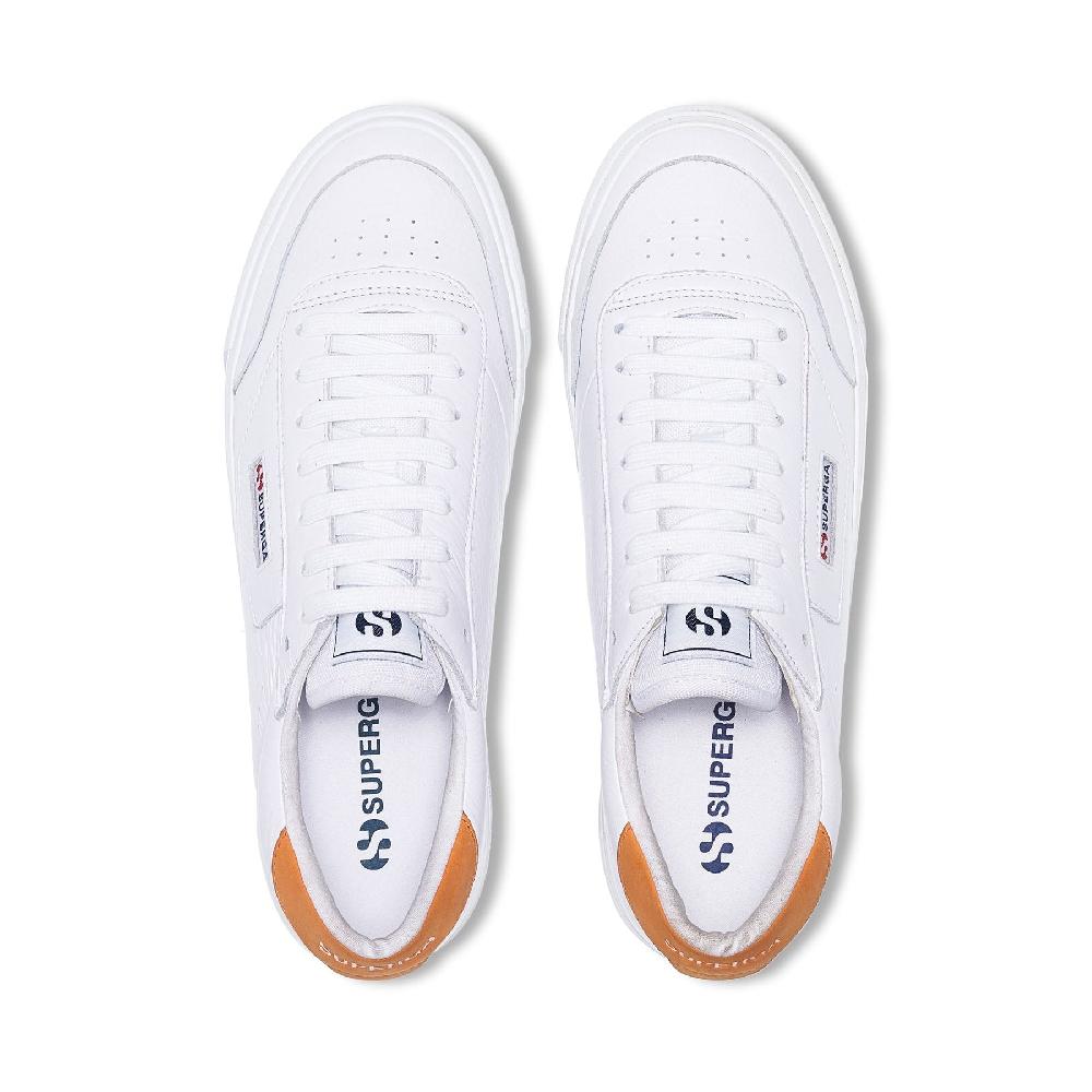 Superga 3843 COURTWHITE-ORANGE Promozione Limitata