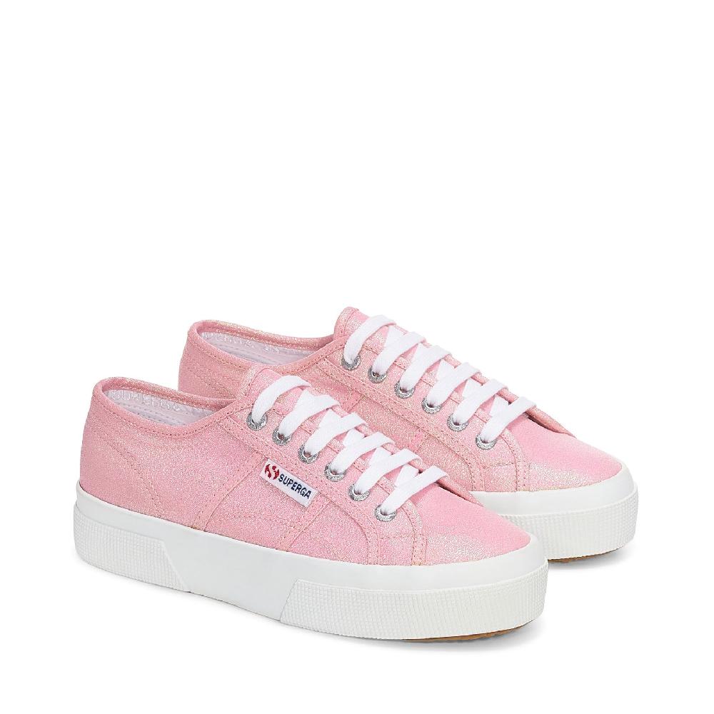 Superga 2740 PLATFORM LAMEPINK BEGONIA IRIDESCENT Prezzo Ridotto