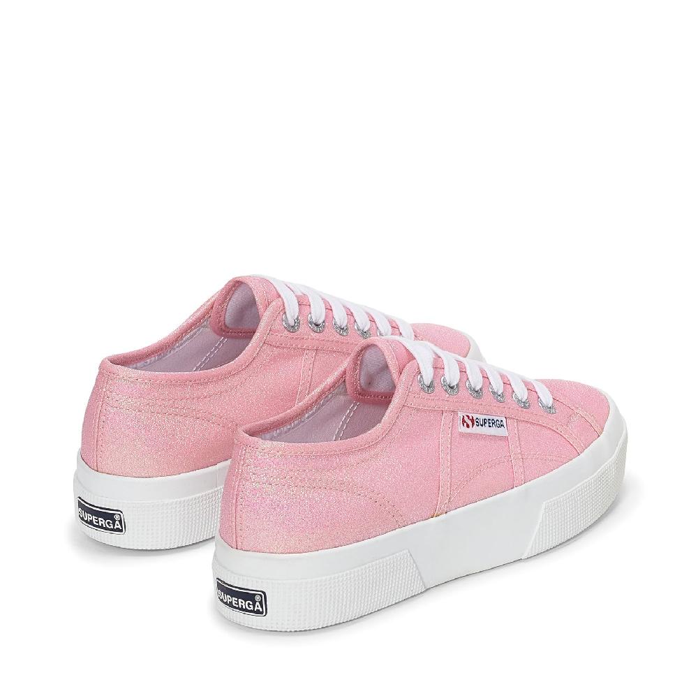 Superga 2740 PLATFORM LAMEPINK BEGONIA IRIDESCENT Prezzo Ridotto