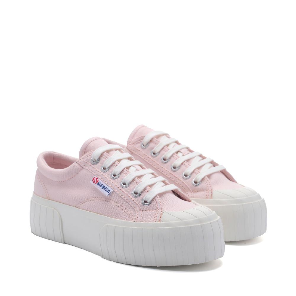 Superga 2631 STRIPE PLATFORMPINK ISH-FAVORIO Hotsell
