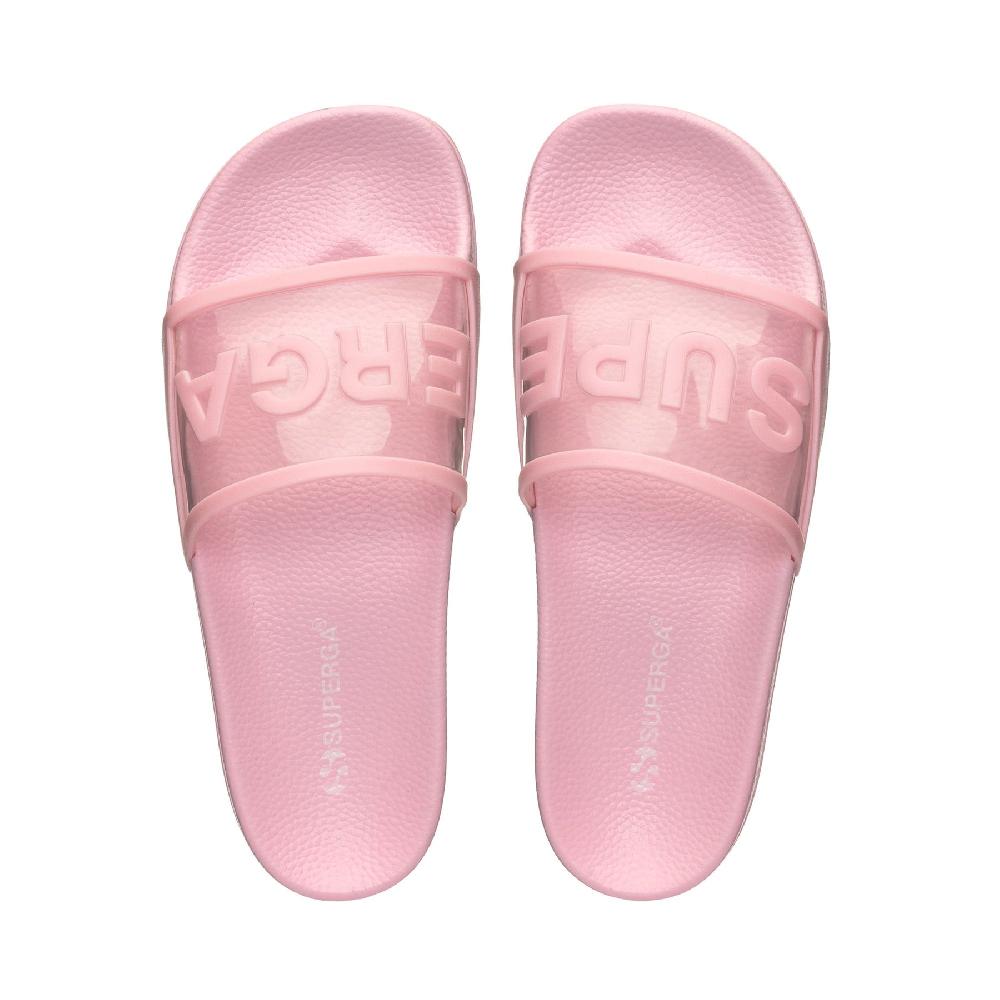 Superga 1908 SLIDES CLEAR IDENTITYPINK TICKLED Vendita Calda