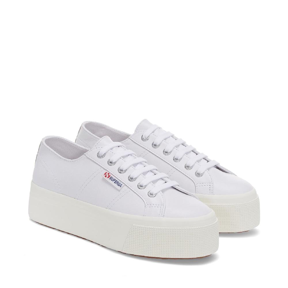 Superga 2790 NAPPAOPTICAL WHITE-SILVER-FAVORIO Promozione