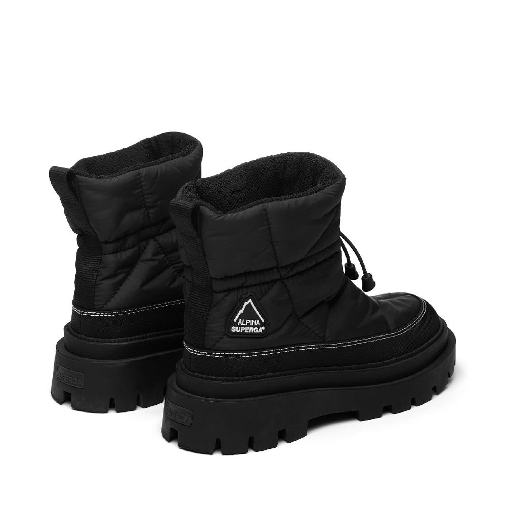Superga 3053 ALPINA APEX PADDEDTRIPLE BLACK Sconto