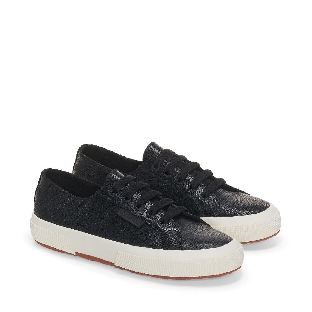 Superga 2750 SNAKE LEATHERBLACK-FAVORIO Offerta