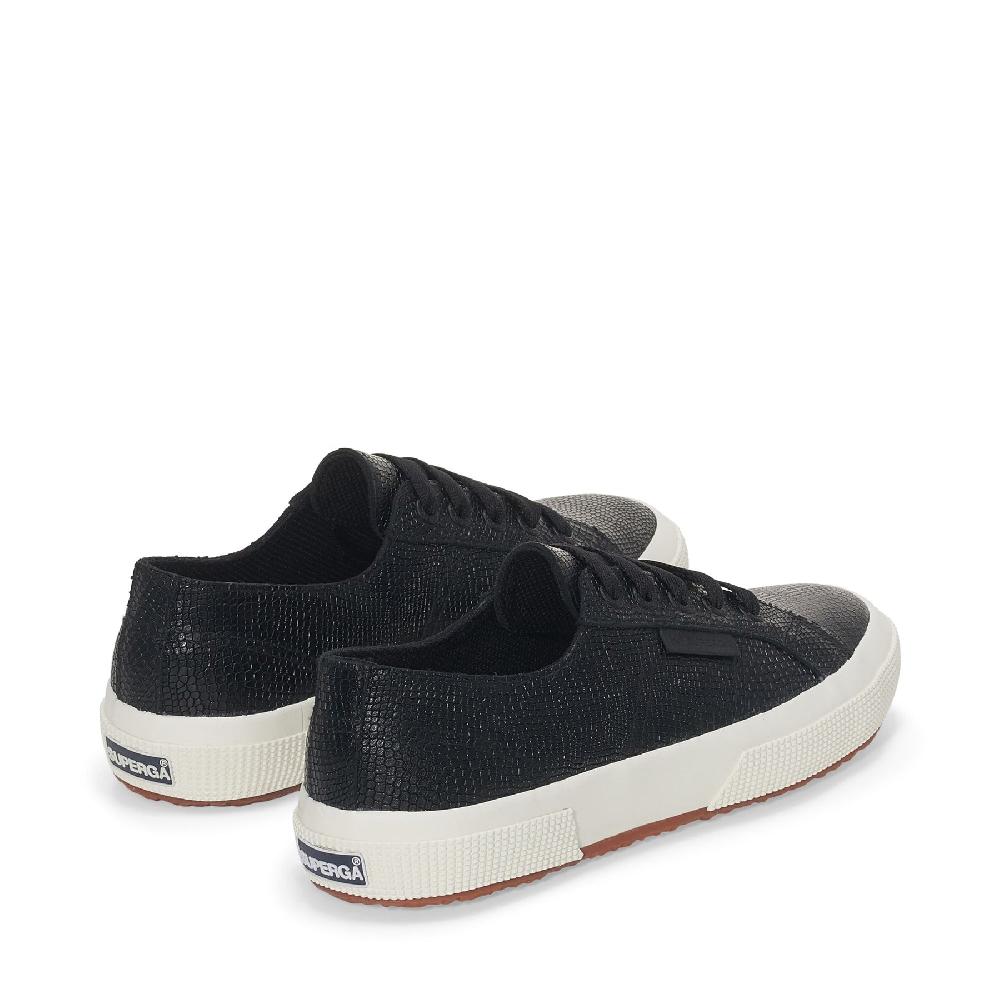 Superga 2750 SNAKE LEATHERBLACK-FAVORIO Offerta