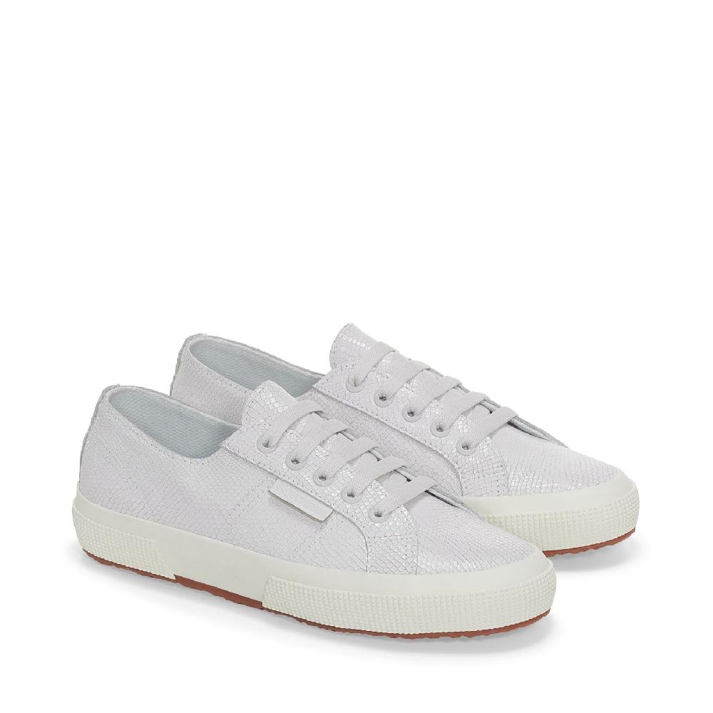 Superga 2750 SNAKE LEATHEROPTICAL WHITE Economico