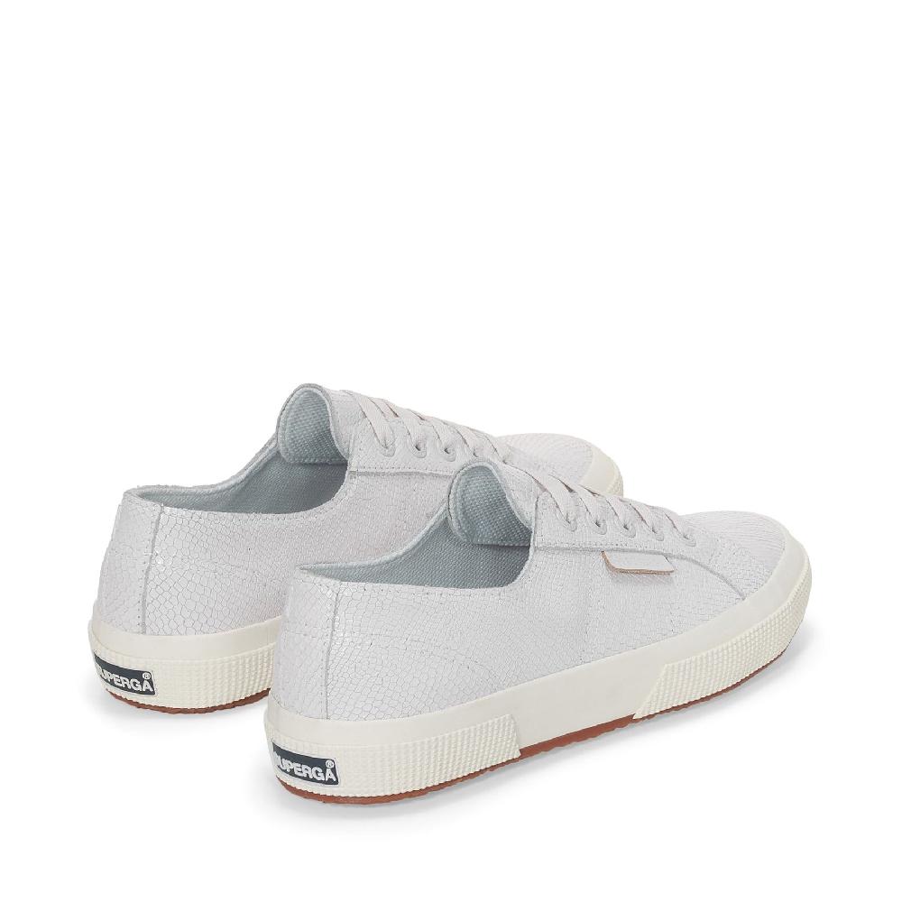 Superga 2750 SNAKE LEATHEROPTICAL WHITE Economico