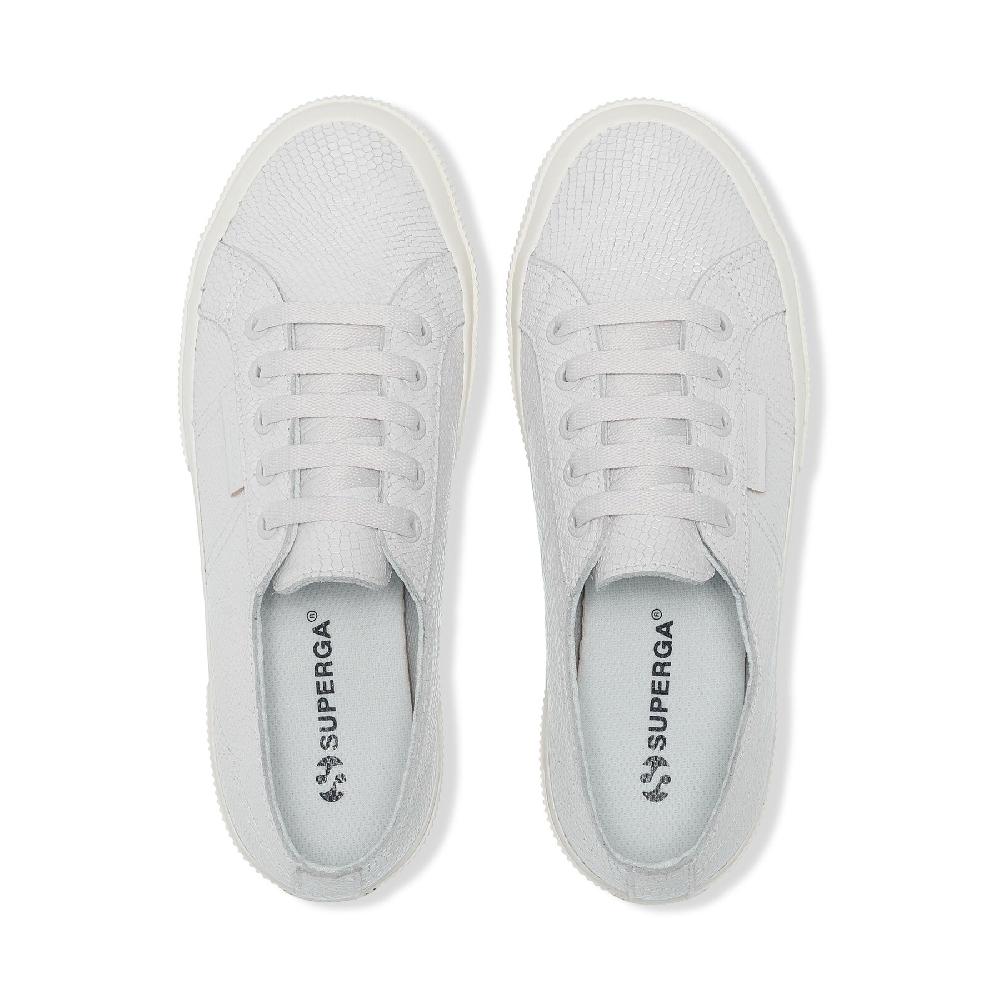 Superga 2750 SNAKE LEATHEROPTICAL WHITE Economico