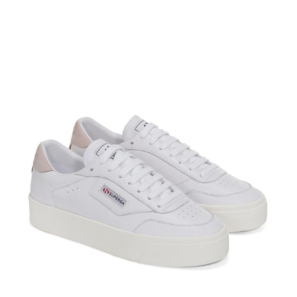 Superga 3854 COURT PLATFORMWHITE-VIOLET HUSHED-FAVORIO Vendita