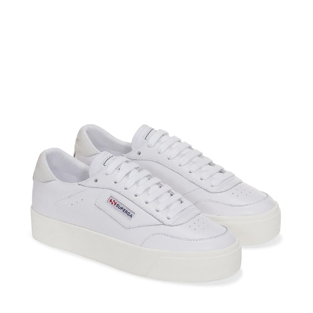 Superga 3854 COURT PLATFORMWHITE-FAVORIO Promozione