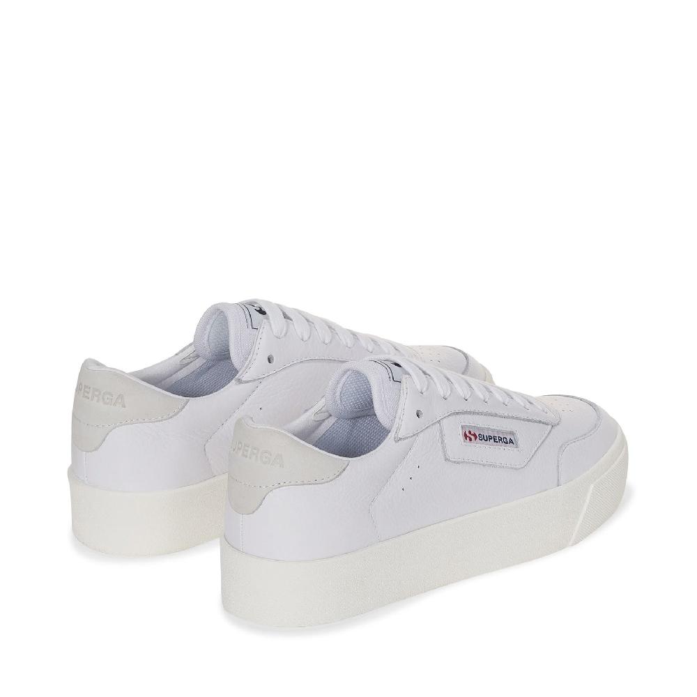 Superga 3854 COURT PLATFORMWHITE-FAVORIO Promozione
