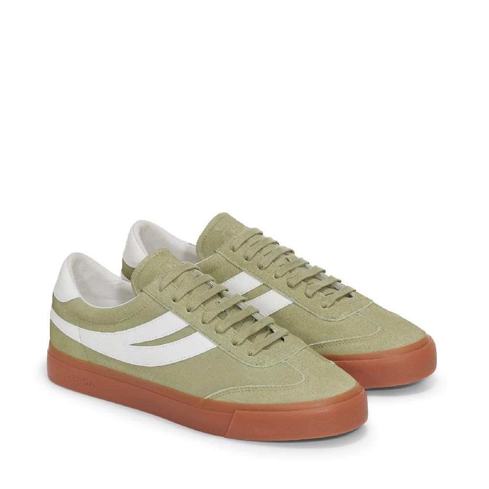 Superga 4834 CLUB S SWALLOW SUEDEGREEN SAGE-GUM I Più Venduti