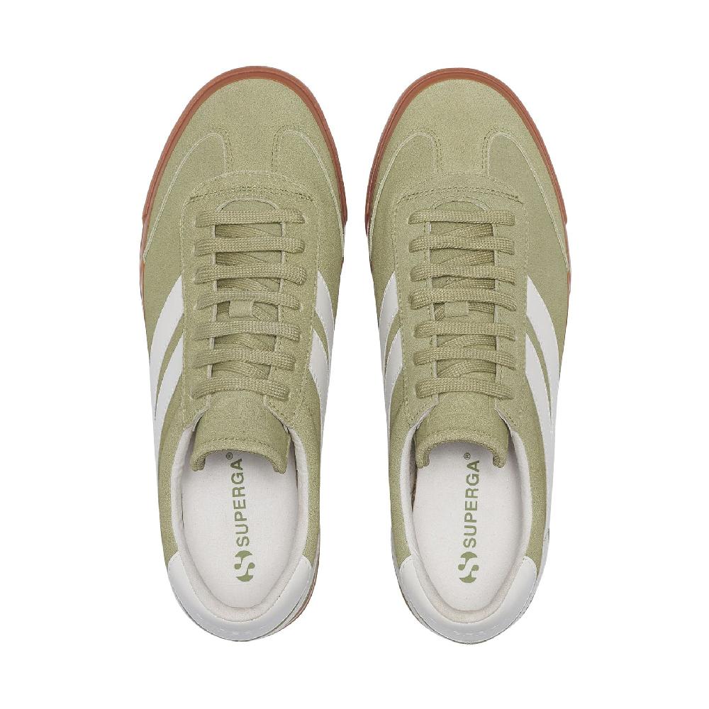 Superga 4834 CLUB S SWALLOW SUEDEGREEN SAGE-GUM I Più Venduti