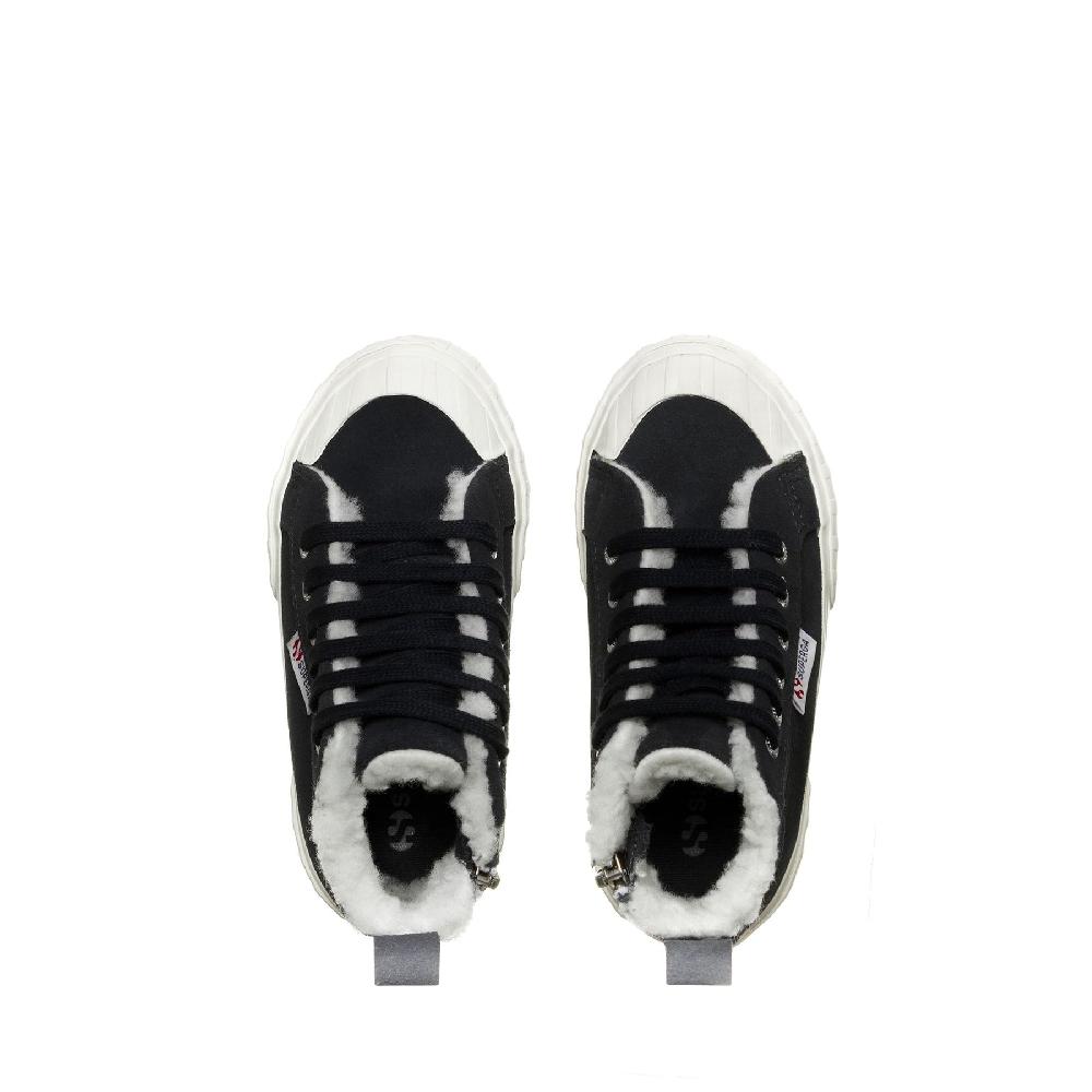 Superga 2696 KIDS STRIPE SUEDEBLUE GREY DK-FAVORIO Convenienza