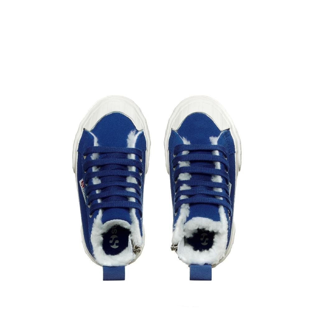 Superga 2696 KIDS STRIPE SUEDEBLUE ROYAL-FAVORIO Novità