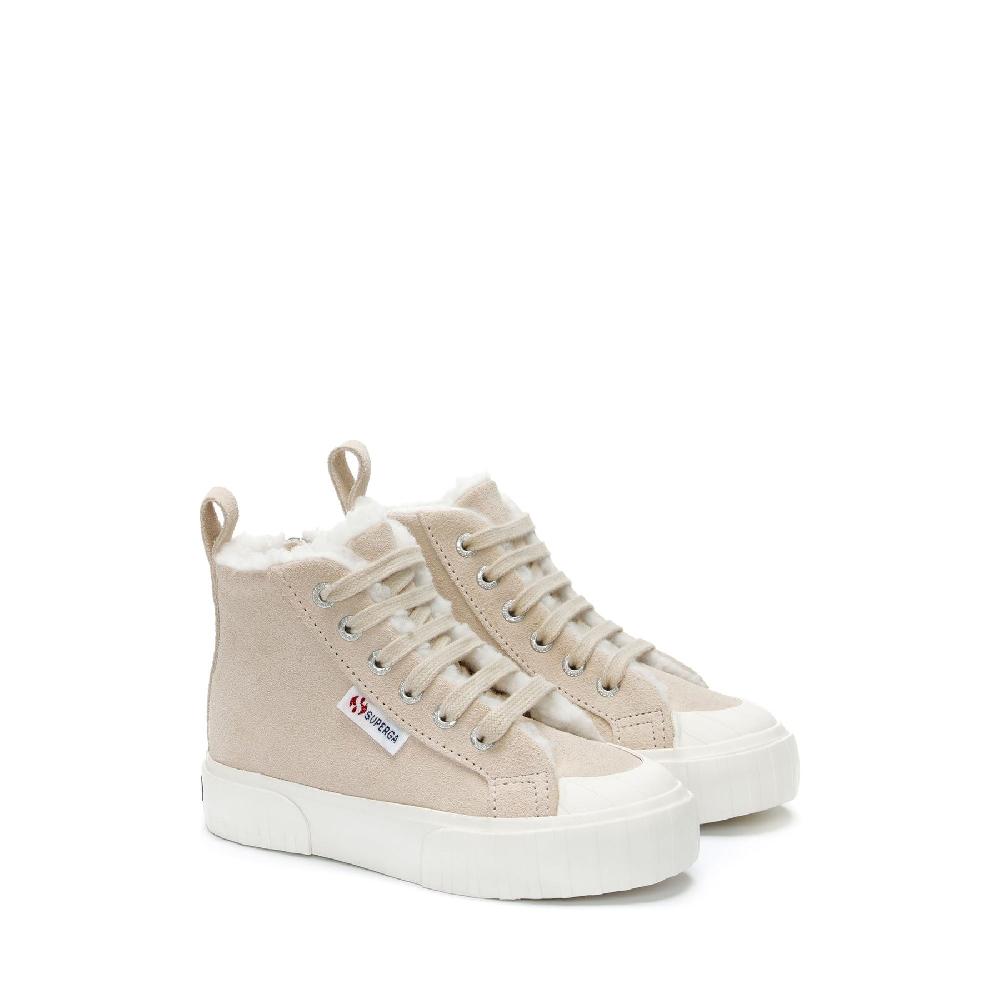 Superga 2696 KIDS STRIPE SUEDEPINK ALMOND-FAVORIO Presa