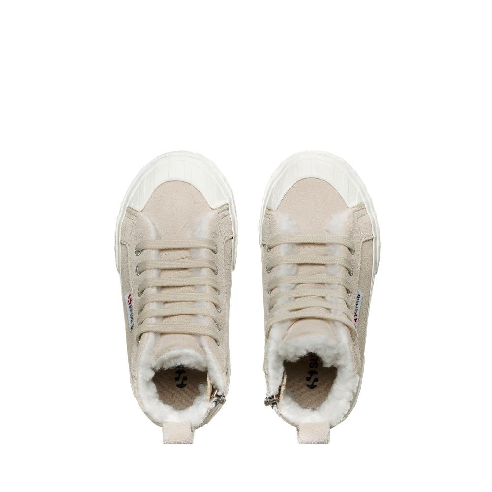 Superga 2696 KIDS STRIPE SUEDEPINK ALMOND-FAVORIO Presa