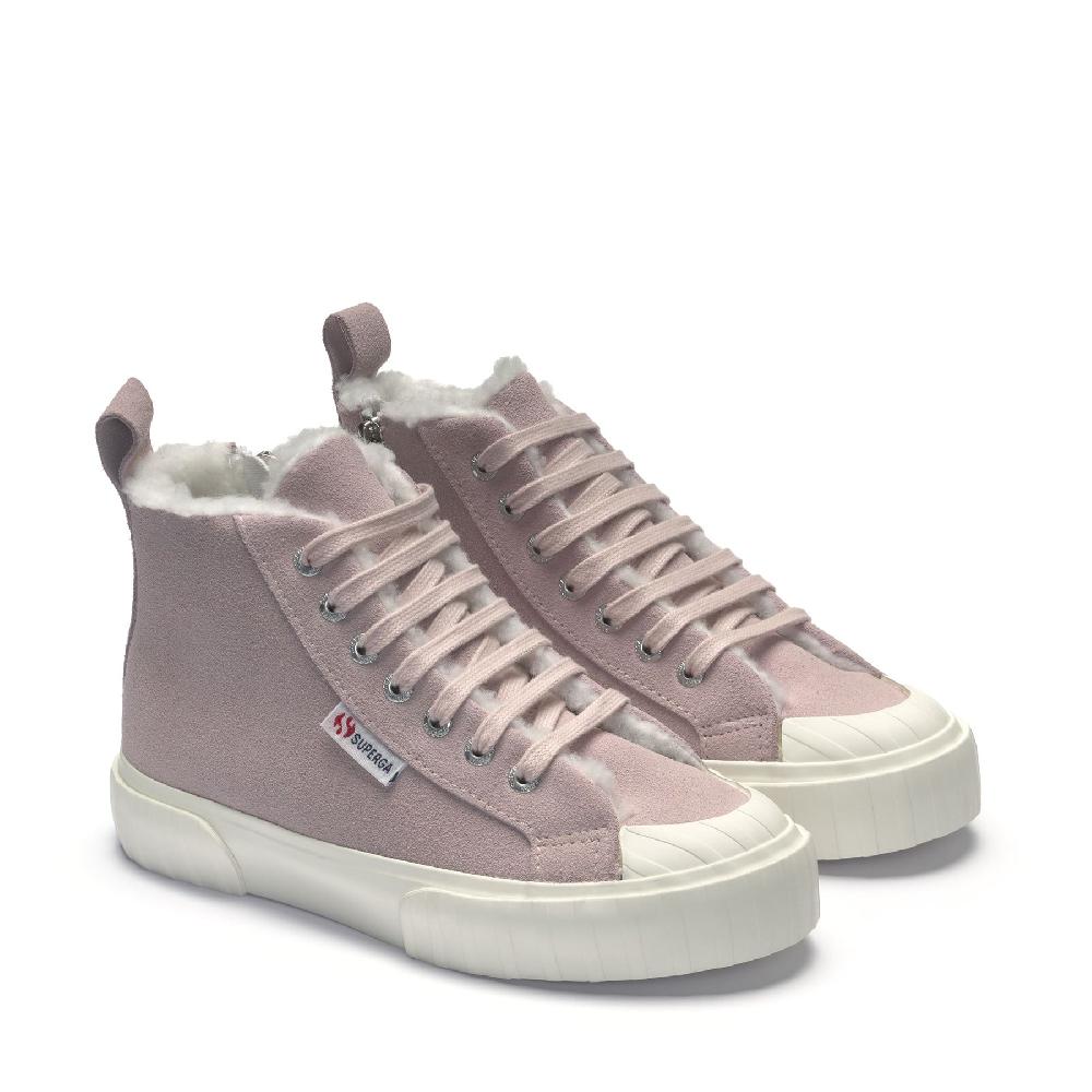 Superga 2696 KIDS STRIPE SUEDEVIOLET HUSHED-FAVORIO Sconto