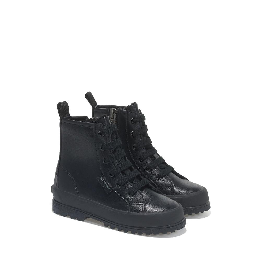 Superga 2643 KIDS ALPINA VEGAN MATERIALTOTAL BLACK Economico