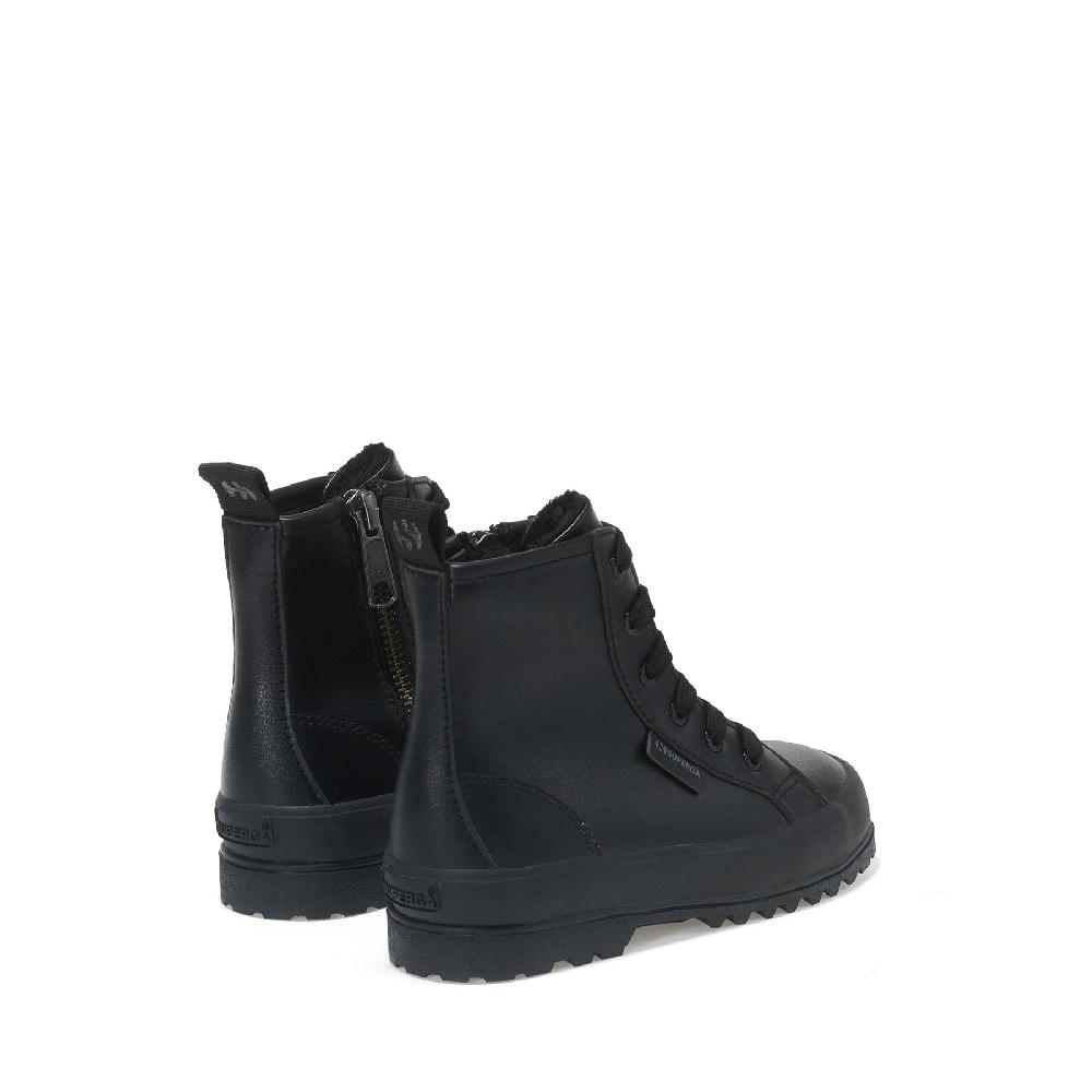 Superga 2643 KIDS ALPINA VEGAN MATERIALTOTAL BLACK Economico
