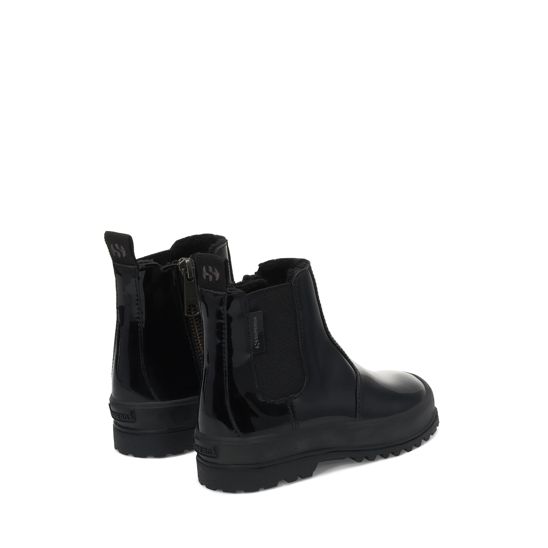 Superga 2666 KIDS ALPINA SHINY SYNTHETICTOTAL BLACK Online