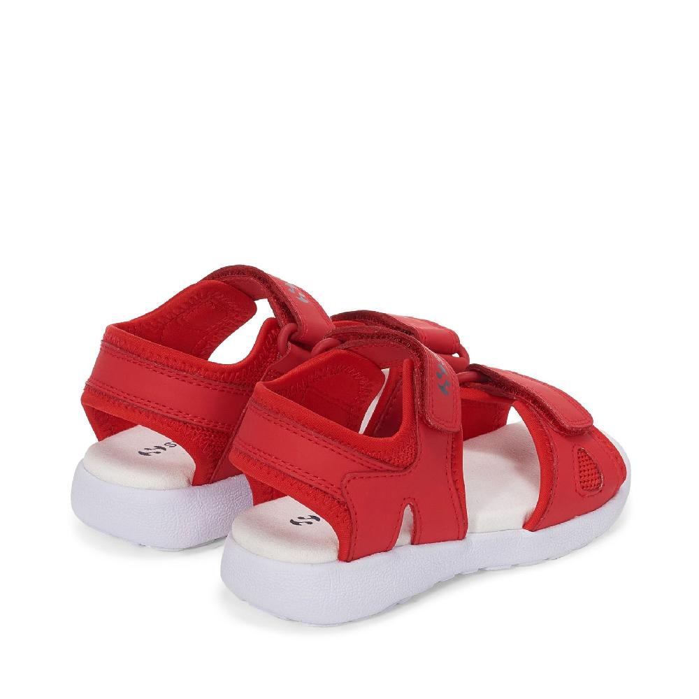 Superga 3999 KIDS SYNTHETIC MATERIALRED-WHITE Negozi Online