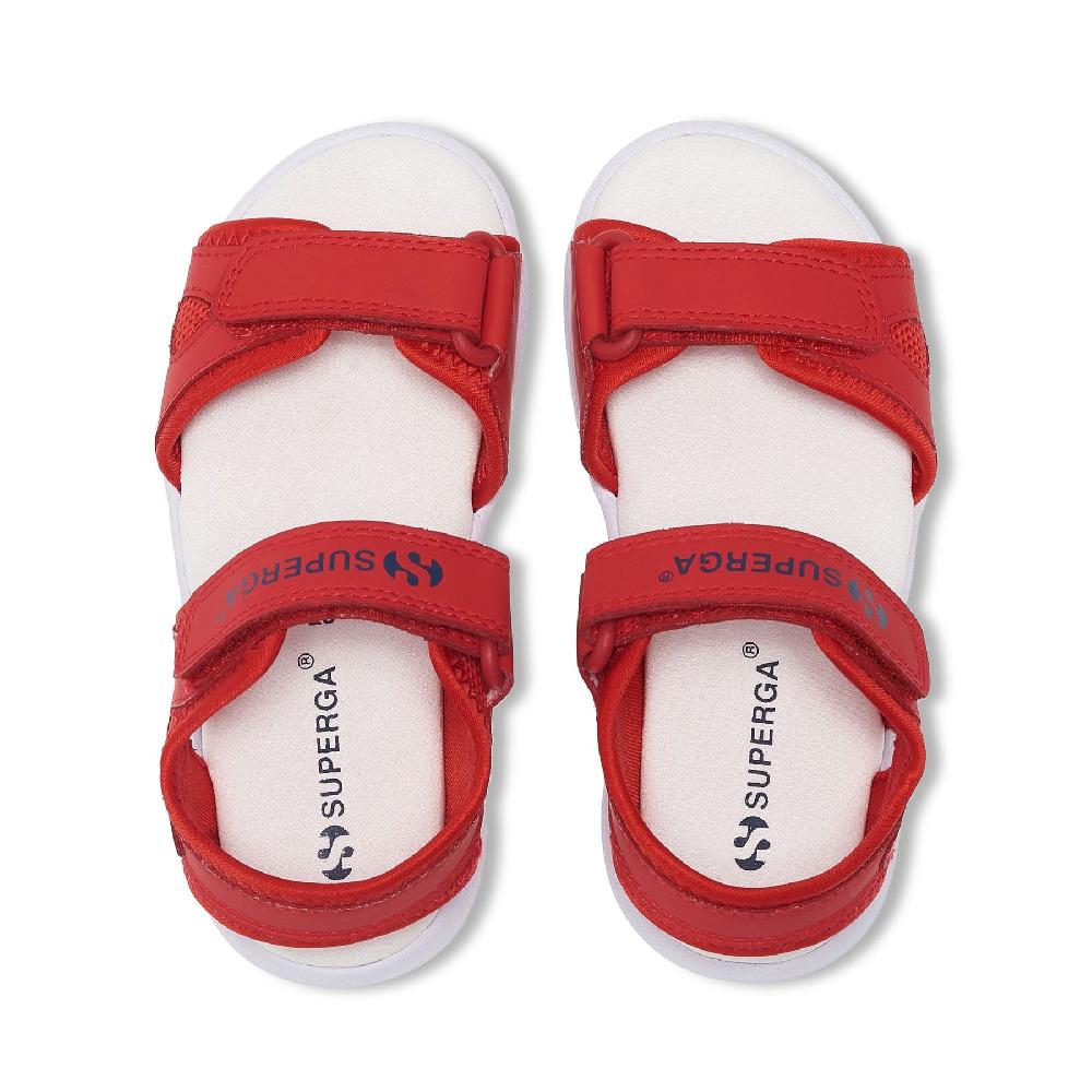 Superga 3999 KIDS SYNTHETIC MATERIALRED-WHITE Negozi Online