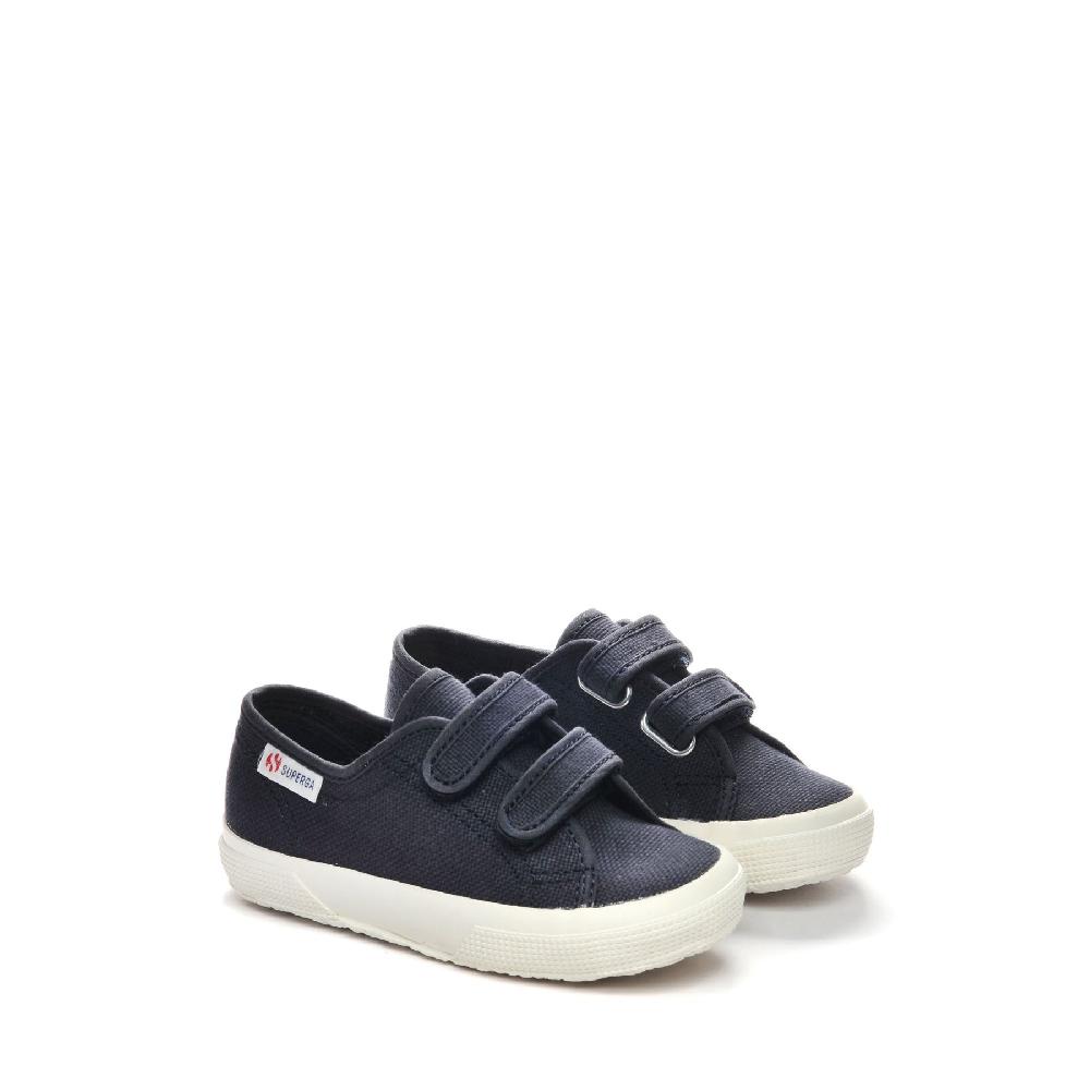 Superga 2725 STRAPS KIDSBLUE GREY DK-AVORIO NUDE Online