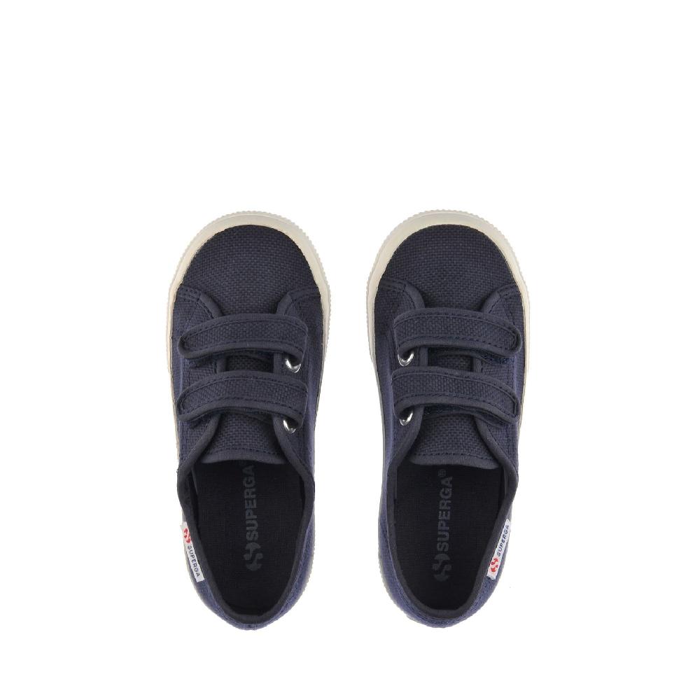 Superga 2725 STRAPS KIDSBLUE GREY DK-AVORIO NUDE Online
