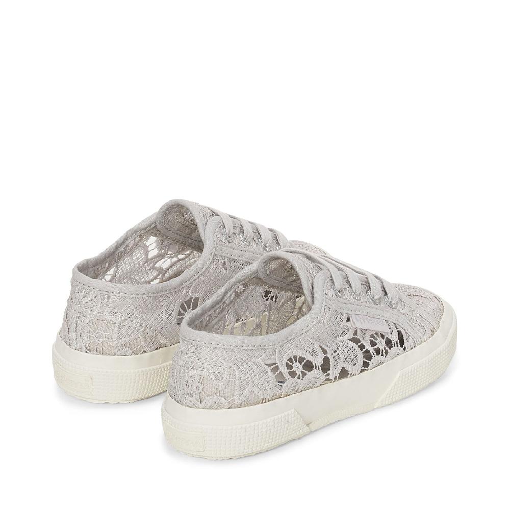 Superga 2750 KIDS MACRAMEGREY SILVER-FAVORIO Saldi