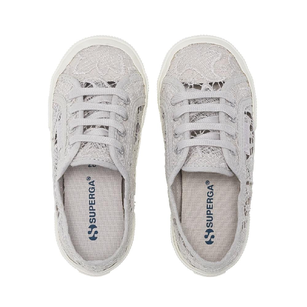 Superga 2750 KIDS MACRAMEGREY SILVER-FAVORIO Saldi