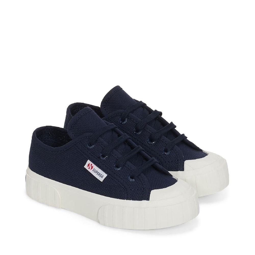 Superga 2630 KIDS STRIPENAVY-FAVORIO Vendite Flash