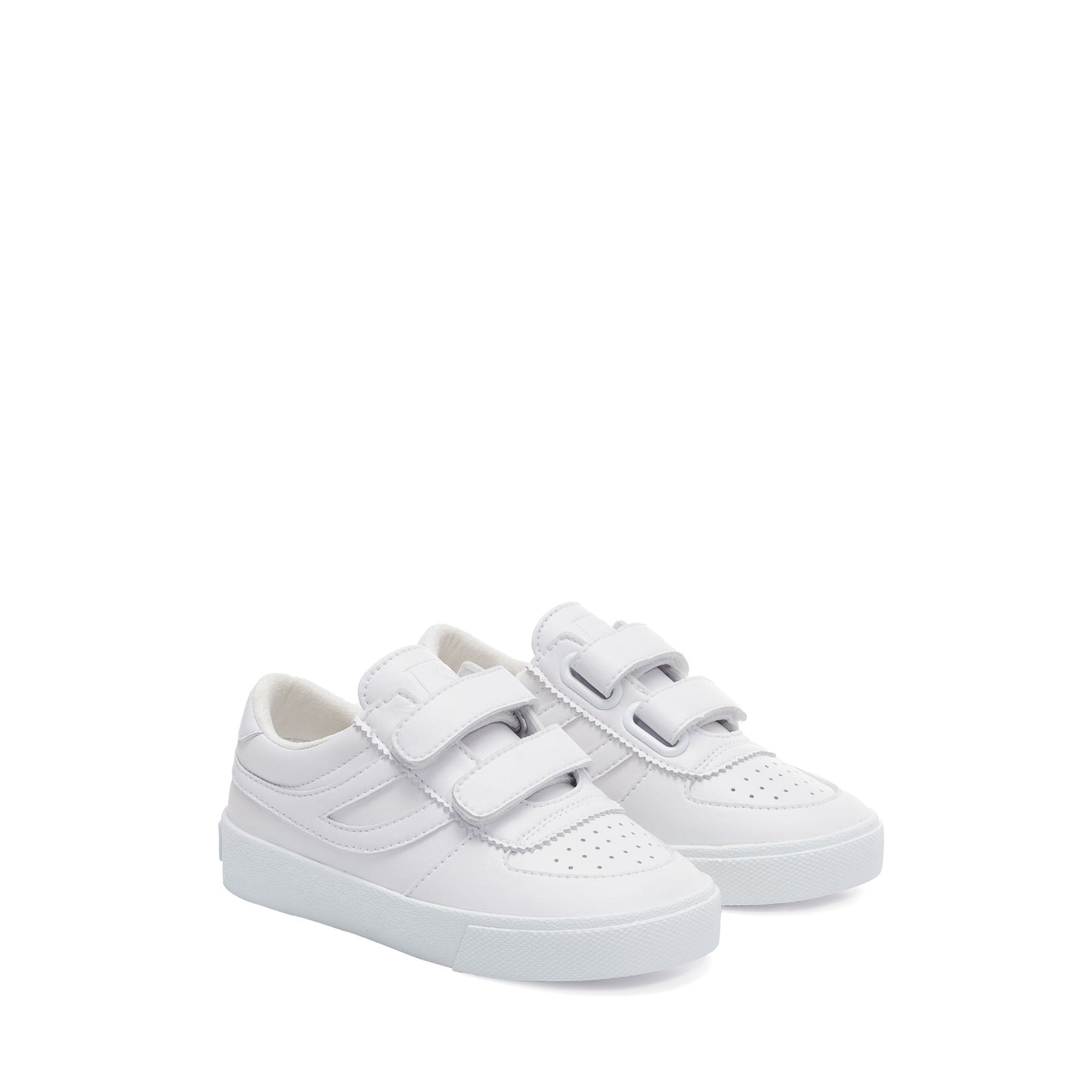 Superga 2846 KIDS SEATTLE STRAPS VEGAN MATERIALTOTAL WHITE Pezzi Unici