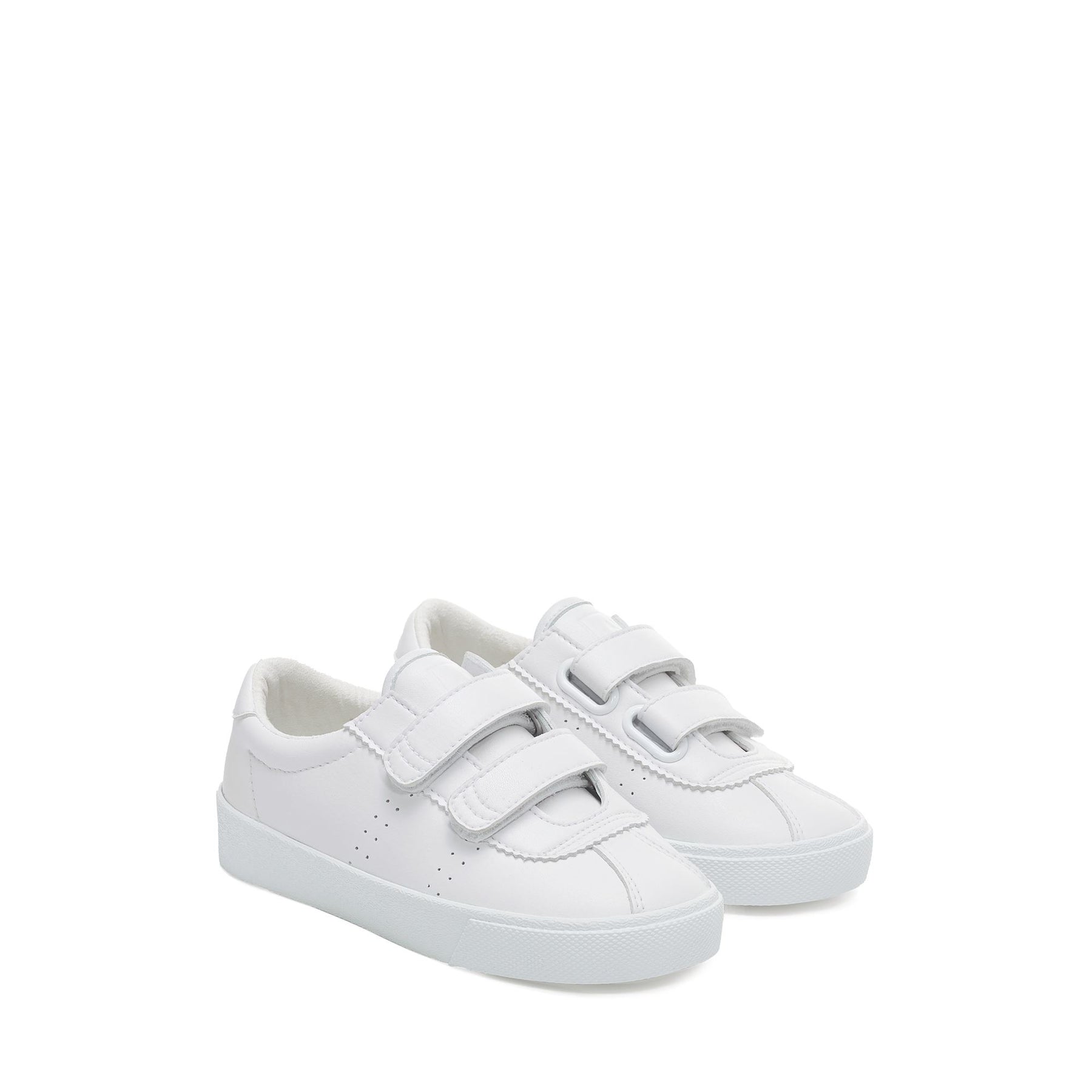 Superga 2843 KIDS CLUB S STRAPS VEGAN MATERIALTOTAL WHITE Soddisfazione Garantita