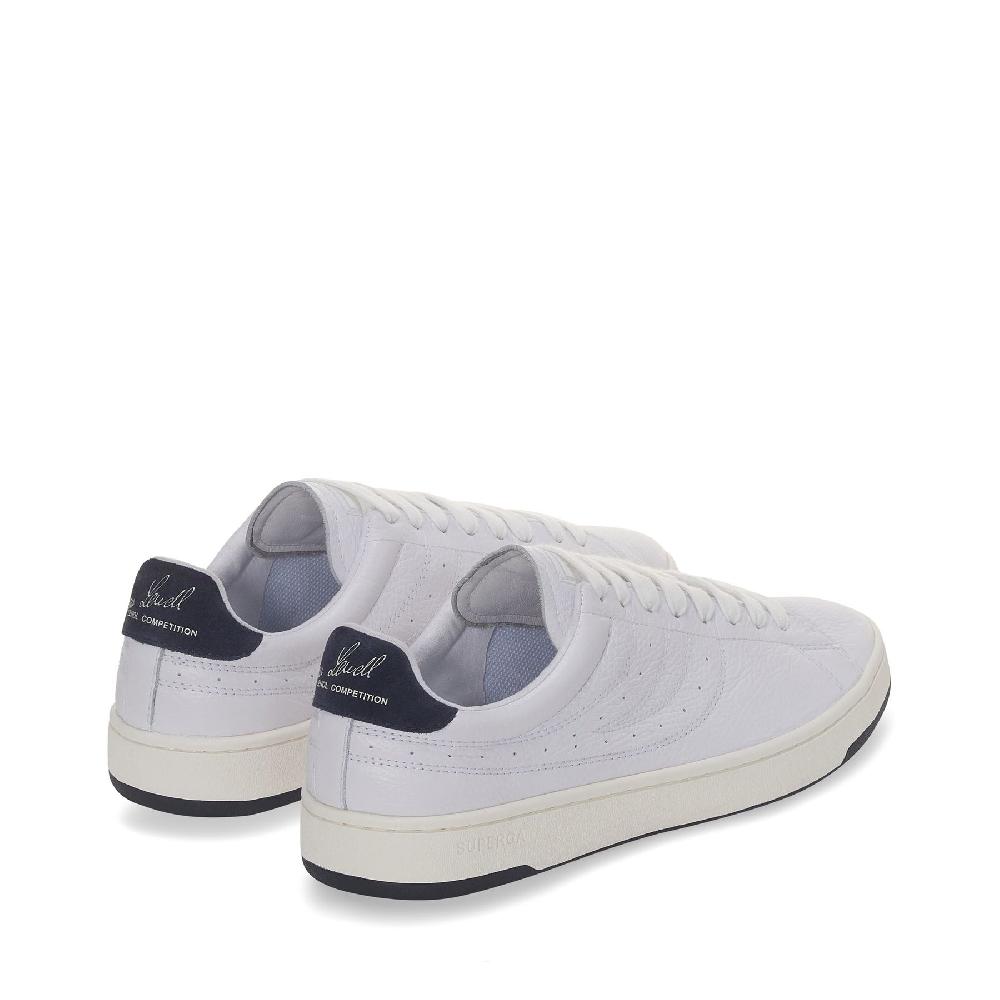 Superga 4833 LENDL MATCHWHITE-WHITE AVORIO-NAVY Vendita Economica