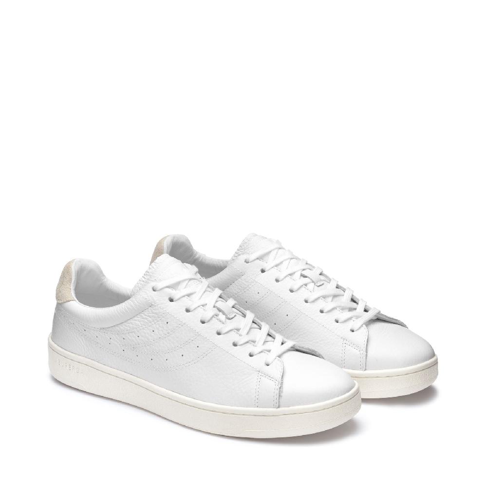 Superga 4833 LENDL MATCHWHITE-WHITE AVORIO Saldi Di Fabbrica